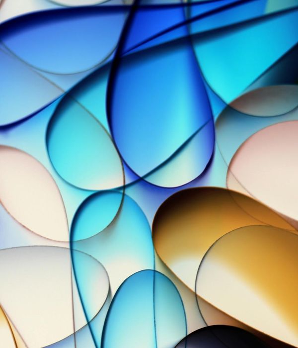 Abstract geometric patterns representing mental clarity and flow